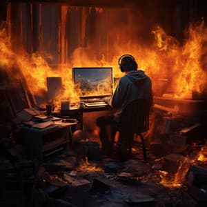 Work Inferno: Productive Fire Beats - Mystical Nature Fire Sounds