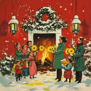 Warmth & Wonder: Fireside Carols - Ambient Music Therapy