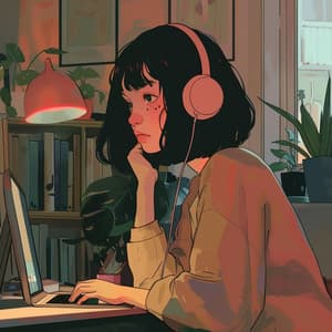 Relajación Lofi: Escapada Melódica Serena - Relajación de Ruido Blanco Natural