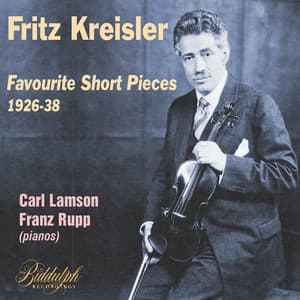 Favourite Short Pieces - Fritz Kreisler