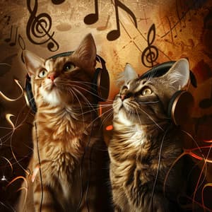 Cats Whisker Waltz: Gentle Feline Melodies - Peaceful Cat Sessions