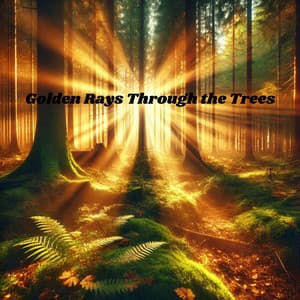 Golden Rays Through the Trees - Forest Winstone