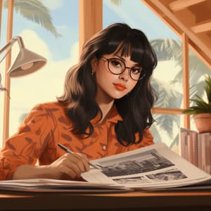 Música Combinada Con Océano: Ondas De Enfoque Para Estudiar - La biblioteca al aire libre