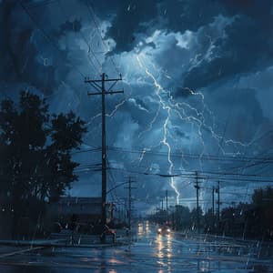 Gentle Binaural Rain: Thunder for Relaxation - Relaxing Music for Bath Time