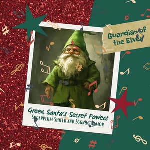 Green Santa's Secret Powers: Sugarplum Shield and Eggnog Armor - Guardian of the Elves