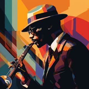 Jazz Music Mosaic: Cultural Mix Rhythm - Cool Cats 1940s Jazz