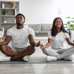 Peaceful Meditation Vibes: Gentle Sounds - Blissful Tunes