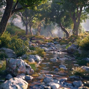Tranquil River for Pets Gentle Relaxation Music - Cosy Music Deluxe