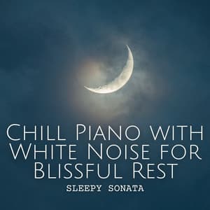 Sleepy Sonata: Chill Piano with White Noise for Blissful Rest - Silentography
