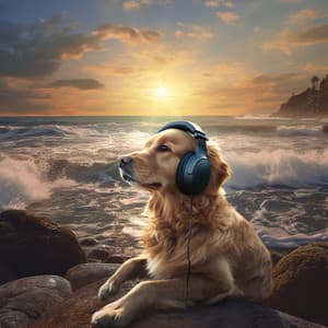 Playtime with Dogs by the Seashore: Solo's Joyful Barks - Nature & Sounds Background