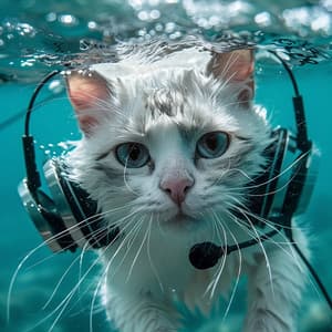 Binaural Ocean Purr: Cats Serenity Tunes - Jingle Cats