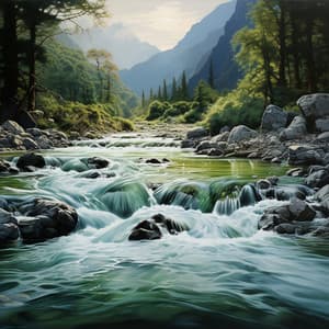 Water Echoes Gentle Soundscapes for Serenity - Gentle Nature