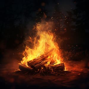 Nature's Ember Glow: Soothing Fire Sounds - Melodycloud