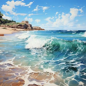 Sinfonía De Sueño Tranquilo: Música De La Brisa Del Océano - Música de noche de paz