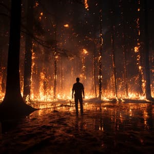 Danza De Sueños Con Fuego: Música Relajante A La Luz Del Fuego - Reserva de Sonidos Naturales