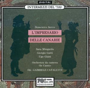 Sarri: L'impresario delle canarie, Coronatemi il crine & Flute Sonata - Domenico Sarro