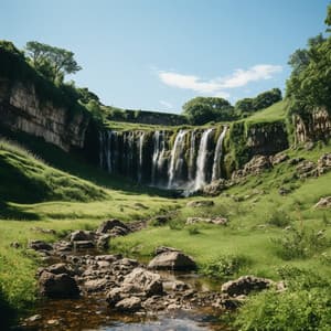 Obertura Del Río De La Concentración: Balada Del Enfoque Del Agua - Ambiente natural