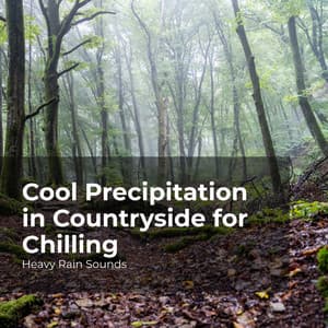 Cool Precipitation in Countryside for Chilling - Heavy Rain Sounds