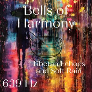 639 Hz Bells of Harmony: Tibetan Echoes and Soft Rain - Nebula of Dreams