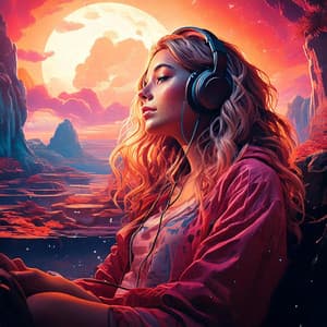 Lofi Melodic Harmony: Soothing Musical Layers - Binaural Beats Sleep Tones