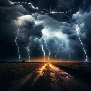 Sleep with Thunder: Calming Thunderstorm Echoes - Paz Sounds