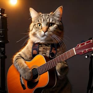 Cats and Grace: Soothing Guitar Music for Serenity - Guitar Music Romance