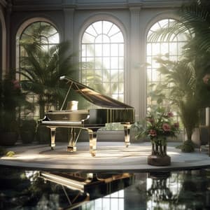 Piano Spa: Ambient Reflections Symphony - Piano and Ocean Waves Experience
