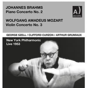 George Szell conducts Brahms Piano Concerto No. 2 and Mozart Violin Concerto No. 3 live - New York Philharmonic