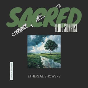 Ethereal Showers: Flute & Rain in 432 Hz Harmony - Sacred Flute Sunrise