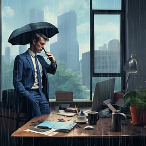 Rainfall Work Focus Fugue: Music in the Rain - Music for Hotels Ambience