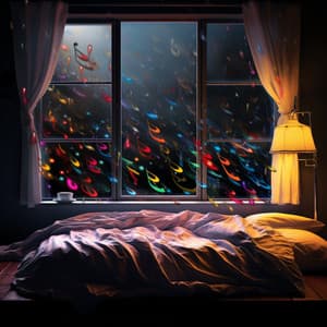 Acoustic Sleep: Tranquil Rainfall Oasis Melody - Dinner Music Chill