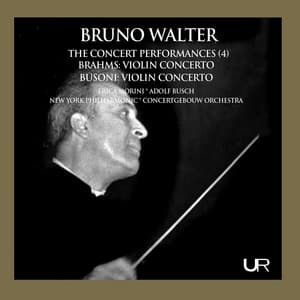 Walter conducts Brahms and Busoni - Bruno Walter