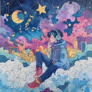 Mondlicht Meditation: Ruhe in den Verletzlichen Stunden des Lebenspuzzles - Weißen Rauschens