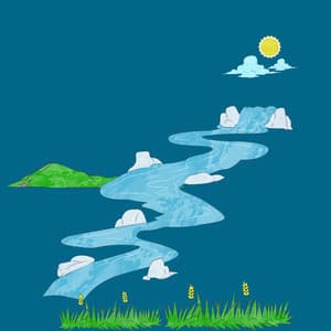 Whispering River: Mindfulness Flow Meditations - Sound of Nature