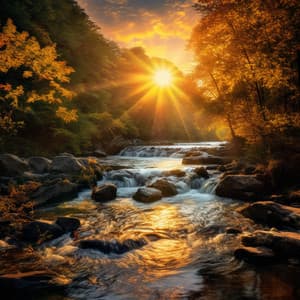 Música Para Aliviar El Estrés: Balada Meditativa Del Riachuelo Murmurante - Grillos Cantantes