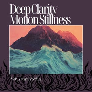Deep Clarity Motion Stillness - Fiery Focus Freedom