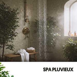 Spa Pluvieux : Pluie Sereine - Ruido Blanco Hart