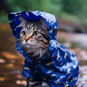 Armonía De Lluvia Y Gatos: Lloviznas Musicales - Sonidos de la naturaleza pacífica