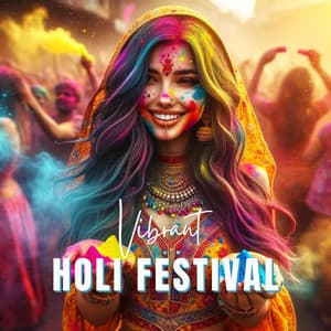 Vibrant Holi Festival: Colorful Journey, Joyful Atmosphere, Sacred Moments - Hindu Academy