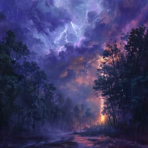 Soothing Rain: Chill Relaxation with Thunder Rumbles - Bliss Phenomena