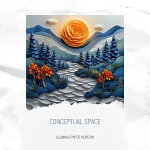 Conceptual Space - Glowing Paper Horizon