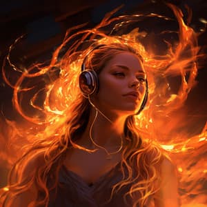 Fire Calm: Relaxing Heat Harmony - Relaxing Music Solitude