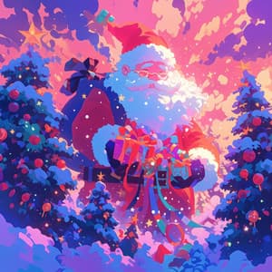 Frosty Christmas Tranquility: Whispers in Winter Twilight - Christmas Eve