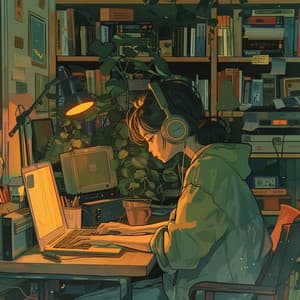 Lofi Focus Frequencies: Workday Melodic Cycles - Music for Focus Vibes