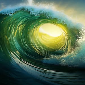 Binaural Wilderness: Ocean Wave Serenity - Calming Beats