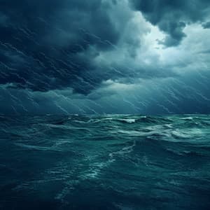 Ocean Dreams: Rainy Slumber Serenade - Ocean Noises