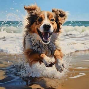 Olas Del Océano Equilibradas Para La Felicidad De La Mascota: Tranquilidad A La Orilla De La Playa - Biblioteca de sonidos de la naturaleza