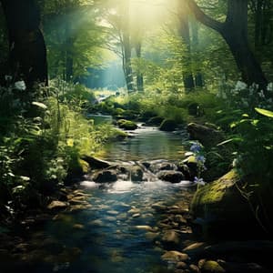 Baby's Stream Lullaby: Calming Water Melodies - Christian Instrumental Guitar Music