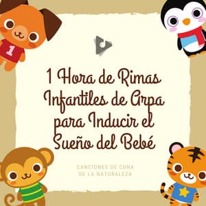 1 Hora de Rimas Infantiles de Arpa para Inducir el Sueño del Bebé - Canciones de Cuna de la Naturaleza