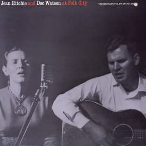 Jean Ritchie and Doc Watson at Folk City - Jean Ritchie